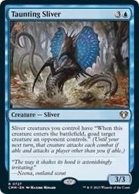 Taunting Sliver - Commander Masters - Magic: The Gathering card
