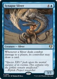 Synapse Sliver - Commander Masters - Magic: The Gathering card