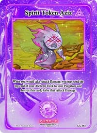 Spirit Token Aziz - Grordhelm Uprising [1st Edition] - Akora TCG card