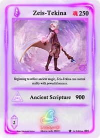 Zeis-Tekina - Spellbound Wings [1st Edition] - Akora TCG card
