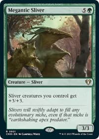 Megantic Sliver - Commander Masters - Magic: The Gathering card