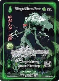 Warped Jinro-Kuzu (Generational Rare) - Warped Crusaders [1st Edition] - Akora TCG card