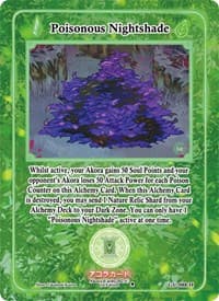 Poisonous Nightshade (Holo) - Grordhelm Uprising [1st Edition] - Akora TCG card