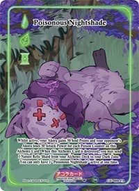 Poisonous Nightshade (Full Art) - Grordhelm Uprising [1st Edition] - Akora TCG card