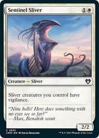 Sentinel Sliver - Commander Masters - Magic: The Gathering card