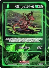 Warped Akai - Warped Crusaders [1st Edition] - Akora TCG card