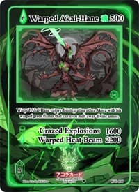 Warped Akai-Hane - Warped Crusaders [1st Edition] - Akora TCG card