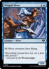 Winged Sliver - Commander Masters - Magic: The Gathering card