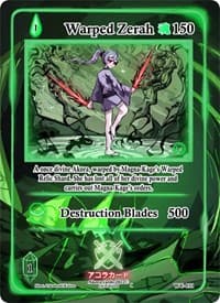 Warped Zerah - Warped Crusaders [1st Edition] - Akora TCG card