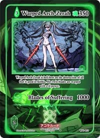 Warped Arch-Zerah - Warped Crusaders [1st Edition] - Akora TCG card