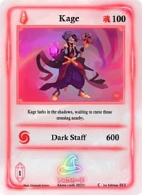 Kage - Spellbound Wings [1st Edition] - Akora TCG card