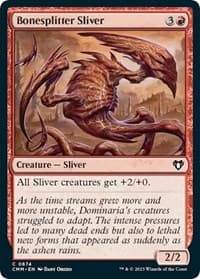 Bonesplitter Sliver - Commander Masters - Magic: The Gathering card