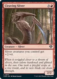 Cleaving Sliver - Commander Masters - Magic: The Gathering card