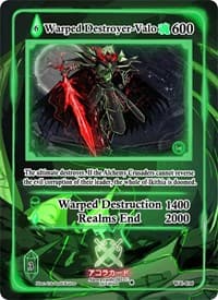 Warped Destroyer-Valo - Warped Crusaders [1st Edition] - Akora TCG card
