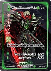 Warped Destroyer-Valo (Full Art) - Warped Crusaders [1st Edition] - Akora TCG card