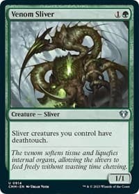 Venom Sliver - Commander Masters - Magic: The Gathering card
