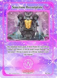 Sanctum Breastplate - Warped Crusaders [1st Edition] - Akora TCG card