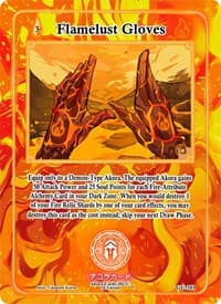 Flamelust Gloves - Grordhelm Uprising [1st Edition] - Akora TCG card