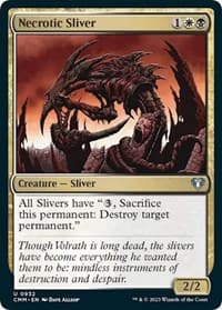 Necrotic Sliver - Commander Masters - Magic: The Gathering card