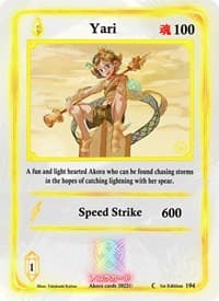 Yari - Spellbound Wings [1st Edition] - Akora TCG card