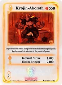 Kyojin-Akorath - Spellbound Wings [1st Edition] - Akora TCG card
