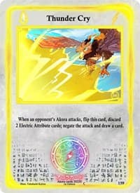 Thunder Cry - Spellbound Wings [1st Edition] - Akora TCG card
