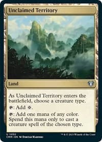 Unclaimed Territory - Commander Masters - Magic: The Gathering card