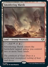 Smoldering Marsh - Commander Masters - Magic: The Gathering card