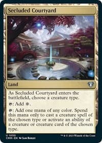 Secluded Courtyard - Commander Masters - Magic: The Gathering card