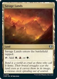 Savage Lands - Commander Masters - Magic: The Gathering card