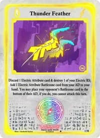 Thunder Feather - Spellbound Wings [1st Edition] - Akora TCG card