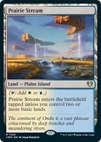 Prairie Stream - Commander Masters - Magic: The Gathering card