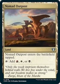 Nomad Outpost - Commander Masters - Magic: The Gathering card
