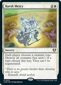 Harsh Mercy - Commander Masters - Magic: The Gathering card