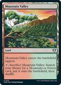 Mountain Valley - Commander Masters - Magic: The Gathering card