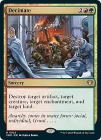 Decimate - Commander Masters - Magic: The Gathering card