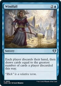 Windfall - Commander Masters - Magic: The Gathering card