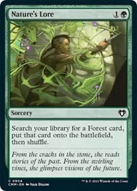 Nature's Lore - Commander Masters - Magic: The Gathering card