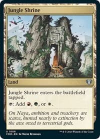 Jungle Shrine - Commander Masters - Magic: The Gathering card