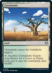 Grasslands - Commander Masters - Magic: The Gathering card