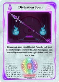 Divination Spear - Spellbound Wings [1st Edition] - Akora TCG card