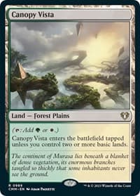 Canopy Vista - Commander Masters - Magic: The Gathering card