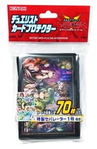 Imported Yu-Gi-Oh! Duelist Card Protectors - Spirit Charmer with Divider (70-Pack) - Konami Card Sleeves - Card Sleeves card