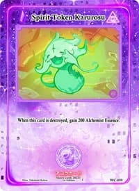 Spirit Token Karurosu - Warped Crusaders [1st Edition] - Akora TCG card