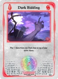 Dark Bidding - Spellbound Wings [1st Edition] - Akora TCG card