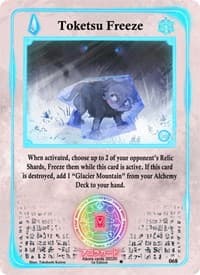 Toketsu Freeze - Spellbound Wings [1st Edition] - Akora TCG card