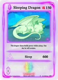 Sleeping Dragon - Spellbound Wings [1st Edition] - Akora TCG card
