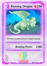 Rousing Dragon - Spellbound Wings [1st Edition] - Akora TCG card