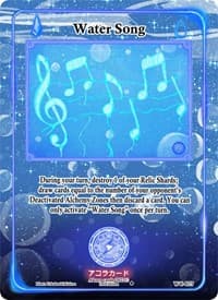 Water Song - Warped Crusaders [1st Edition] - Akora TCG card