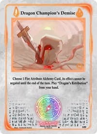 Dragon Champion's Demise - Spellbound Wings [1st Edition] - Akora TCG card